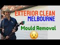 Garden Edging Mould Removal - Chemical Clean - Exterior Clean Melbourne 0416 484 644