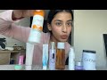 doing your 9 step skincare routine quick ASMR 