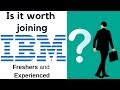 Is it worth joining IBM? Comparison with Cognizant,Accenture,Infosys,TCS,Wipro