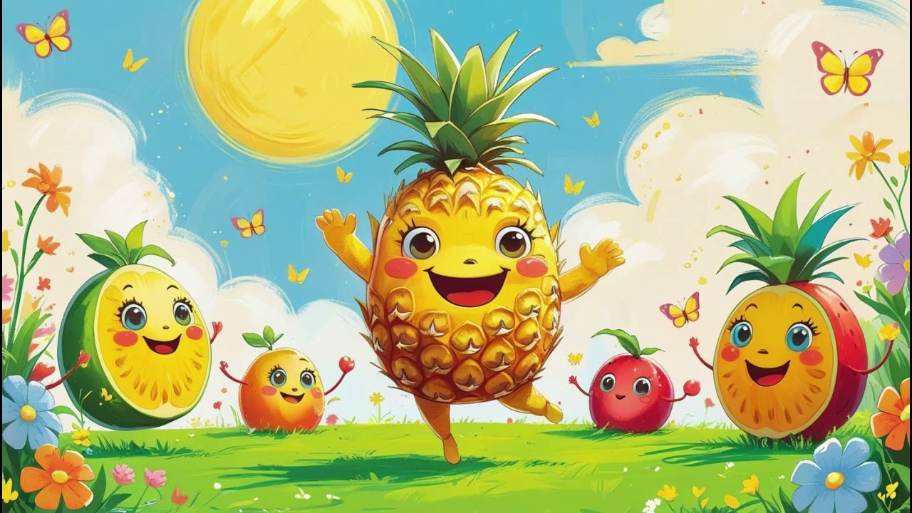 Ananas Lied für Kinder – Süß, Lustig & Ohrwurm garantiert! | Kinderlied zum Mitsingen