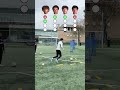 Curved‑shot challenge: four Academy players go head‑to‑head. Who takes the win 👀