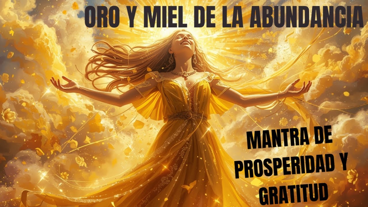ORO y MIEL de la ABUNDANCIA / MANTRA de PROSPERIDAD y GRATITUD - YouTube
