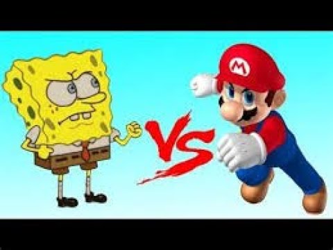 Mario VS Spongebob! 