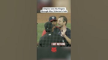 Max Scherzer undoes his belt so the umpire can check him, a breakdown #mlb #baseball #maxscherzer