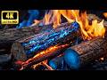 The Real Reason Fireplace Flames Sometimes Turn Blue At Night | 4K Fire Ambience