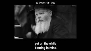 Lubavitcher Rebbe: "The Most Effective War Tactic" RebbeDaily #2839