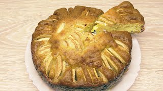 Apfelkuchen Rezept. NUR ÄPFEL! Schöner und leckerer Kuchen! # 133