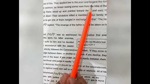 Unit 1 Hazrat Muhammad S.A.W. an embodiment of justice