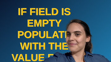 Salesforce: If field is empty populate with the value from another field