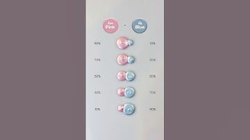 Who else loves mixing rose pink and sky blue? 😍🎨 #colormixing #paintmixing #asmr #shorts  #painting