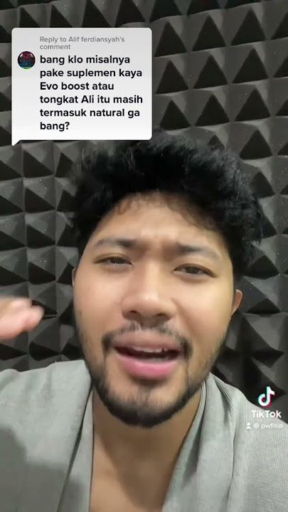 Testosterone Booster Tongkat Ali dan Evo Boost itu masih termasuk natural? #shorts