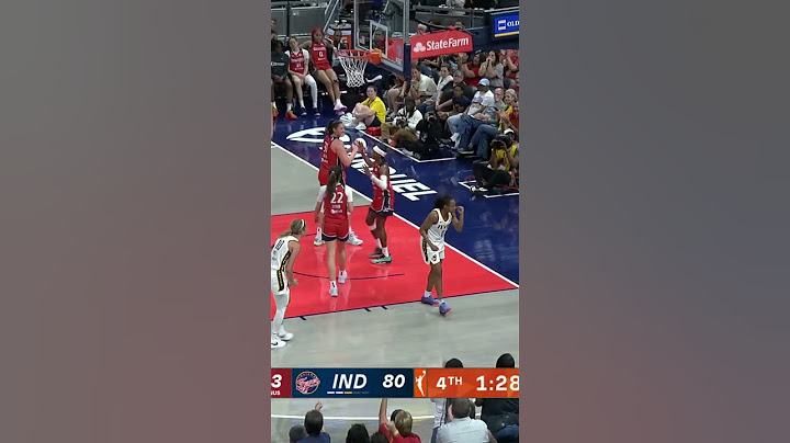 AND-ONE 😤 Kelsey Mitchell Acrobatic Finish Through Contact vs. Mystics