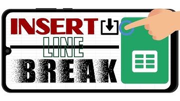 Insert a Line Break in your Cells | Google Sheets Mobile (Edit Text)