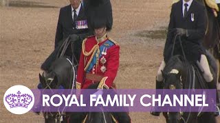 Prince William in Trooping the Colour Rehearsal