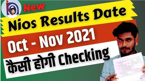 Nios Result Date November 2021 Exam | Nios On Demand Result 2022 | How do they check Answer Sheets.
