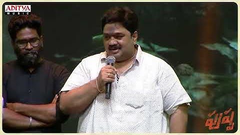 Muttamsetty Media Ravi Speech   Introducing Pushpa Raj   The First Meet   Allu A HIGH