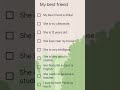 10 lines on my best friend #bestfriend #friends #friend