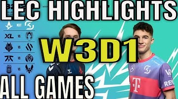 LEC Winter 2023 W3D1 Highlights ALL GAMES - AST vs SK, XL vs TH, G2 vs BDS, FNC vs MAD, KOI vs VIT