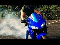 HONDA CBR 600 RR BURNOUT