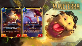 Bardo / El Rey Poro (mazo de poros) Legends of Runeterra