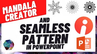MANDALA AND SEAMLESS PATTERN POWERPOINT CREATOR  - iSlide REVIEW