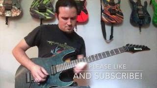 Paul Gilbert On the Way to Hell guitar solo cover Dimarzio Gravity Storm bridge