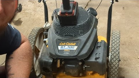 Live repair and answering questions. Cub cadet ST100 seized but not
