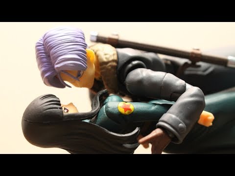 super saiyan god vegeta DRAGON BALL STOP MOTION MYE AND TRUNKS HIGH GRADE REAL FIGURE GIRLS VS GOKU BLACK