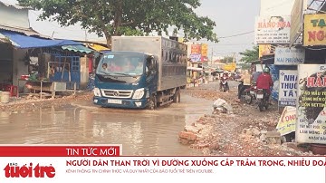 Góc nhìn trưa nay | Người dân than trời vì đường xuống cấp trầm trọng, nhiều đoạn mênh mông nước
