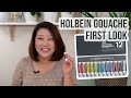 Holbein Gouache: My First Look