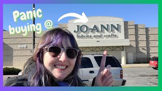 PANIC BUYING Yarn at Joanns
