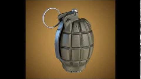 Grenade 3D Model | Weapons / Military 3D Models | max, 3ds, c4d, obj, lwo