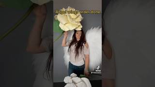 😂❤️🪽Who wants tutorial?  #shortsvideo #shorts #youtubeshorts #angelwings #diywings #diy #handmade