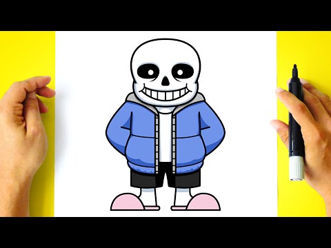 Como Desenhar o SANS  JOGO undertale 