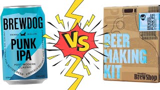 BrewDog Punk IPA vs Brooklyn Brew Shop Kit | Taste Test