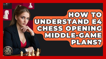 How To Understand E4 Chess Opening Middle-game Plans? - The Chess Codex