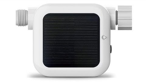 Netro Pixie Smart Hose Faucet Timer, WiFi, Solar Powered, Weather Aware, White - Overview