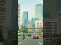 Car View : Jalan Sudirman. Jakarta