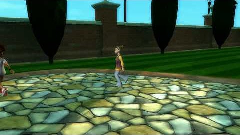 Havok Cloth Schoolyard Demo (120 chars) - HD