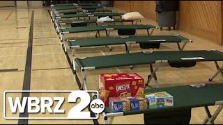 The West Baton Rouge Community Center has been turned into a shelter | Tracking Francine