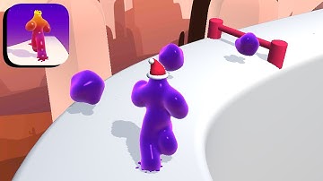Blob Runner 3D ​​- All Levels Gameplay Android,ios (Levels 346-350)