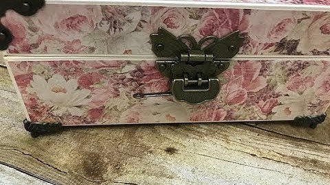 Crafting With April - KEEPSAKE  VIDEO #2 of 3 Completing the  Box