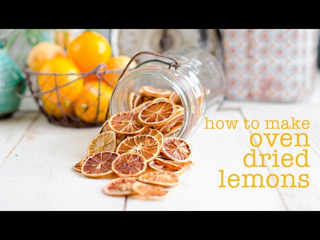 Various Drying Methods for Making Dried Lemons, How to Make Dried Lemon  Slices & Powder