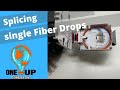 Splicing Single Fiber Drops