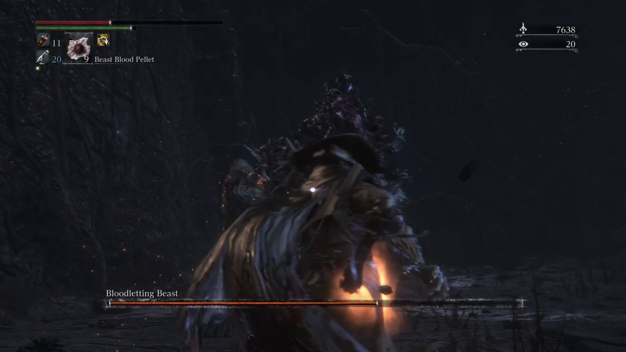 Bloodborne™ Chalice Ritual Beast Boss Fight YouTube