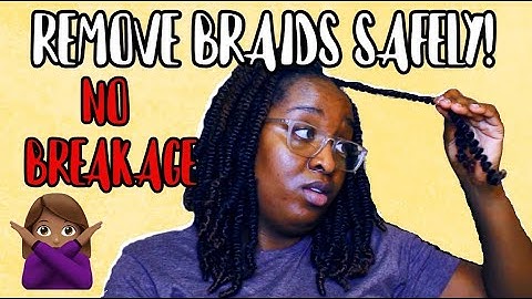 REMOVING 1 MONTH OLD SPRING TWISTS ( RUBBER BAND METHOD) SAFELY!