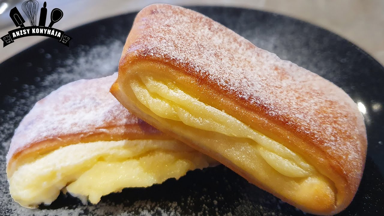 Pudingos párna házi pudinggal / @anzsykonyhaja