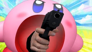 I put Kirby in a completely different game about guns