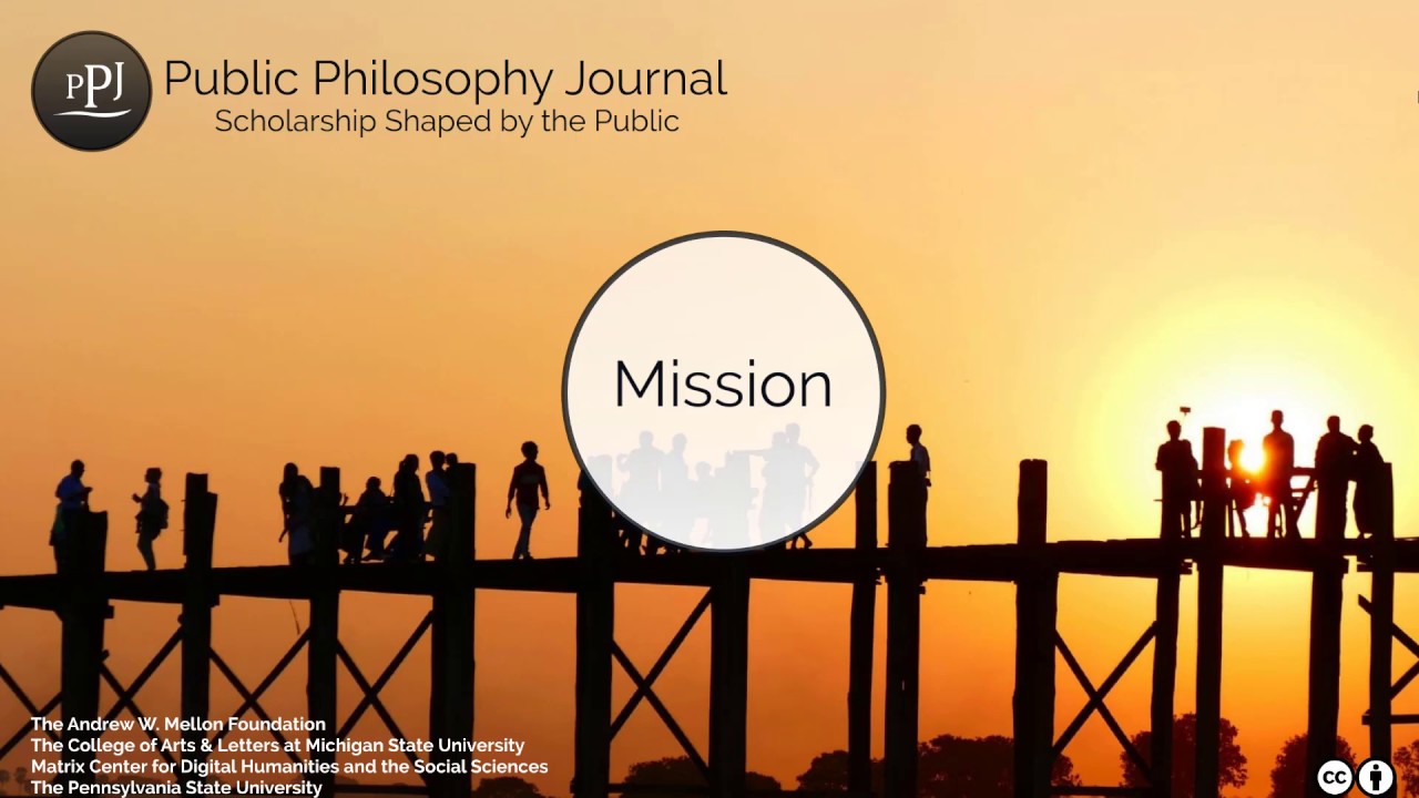 Public Philosophy Journal: Mission
