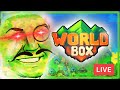 DESTROYING THE WORLD BECAUSE I AM A GOD (with Nukes) Live! - World Box Is A Perfectly Balanced Game